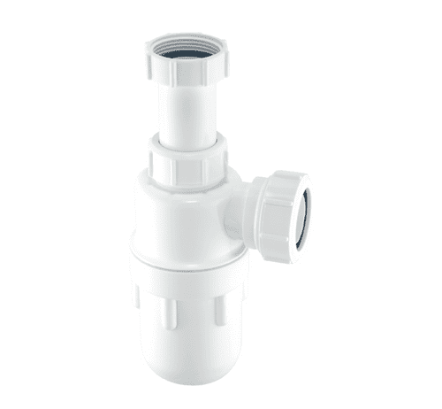 McAlpine Adjustable Height Bottle Trap, 75 mm Water Seal, 32 mm (Model A10A)