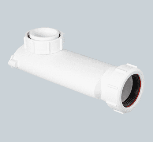 McAlpine Space Saver Waste Valve 1 1/2" (Bath) White (Model WV-1)