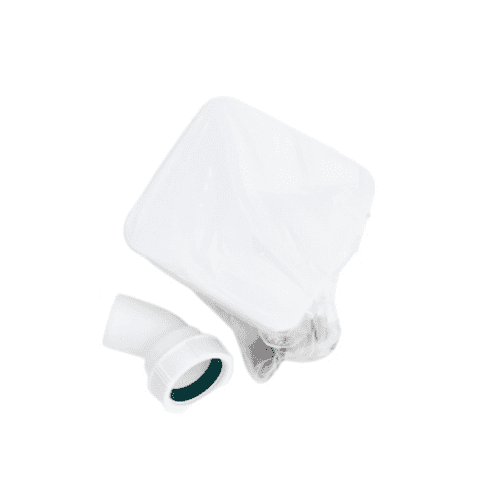 Merlyn 90mm Hi Flow Shower Waste for Level 25 Trays, White Cover (Model DWASL25)
