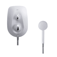Mira Vie 8.5kW Electric Shower & Slide Rail Kit, In White: Model 1.1788.004