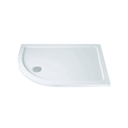MX -1200x800 - Offset Quadrant Low Profile Shower Tray - Left Hand: Model TPM