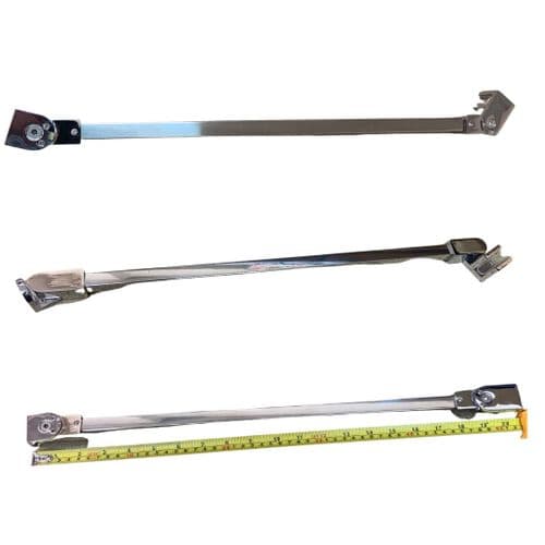 MX EE13071 Hinged Arm In Chrome For Shower Doors