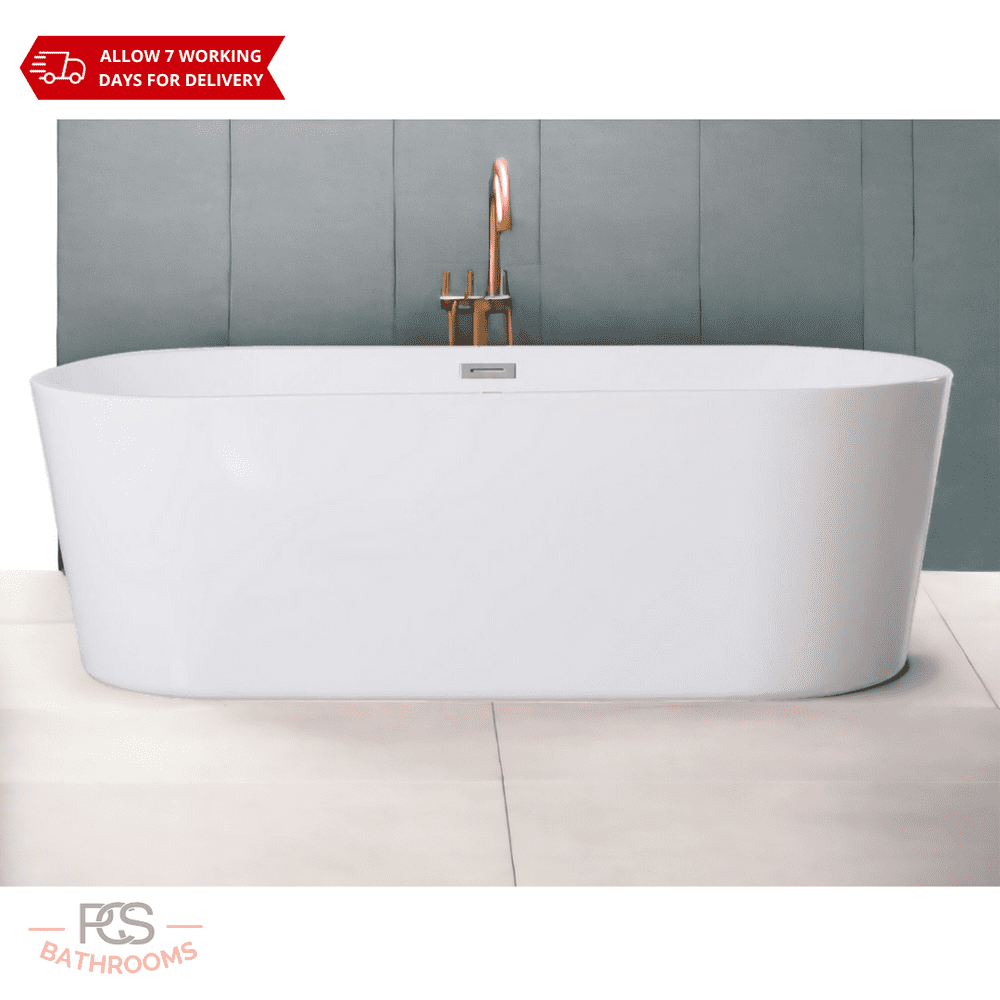 Pura Bathrooms Arco Slim 1700 x 800 mm Freestanding Bath Including