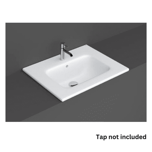 RAK Ceramics Joy - 60cm Vanity Basin In White: Model JOYD106101WH