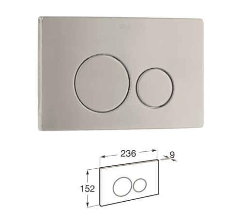 Roca L2 Dual Flush Operating Plate Chrome (Model A890087001)