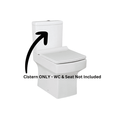 Scudo Denza Close Coupled Cistern - White - Model: DEN002