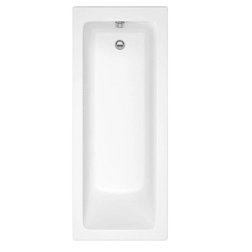 Trojan Solarna Single-Ended Bath 1800x800mm - No Tapholes In White - Model B0676