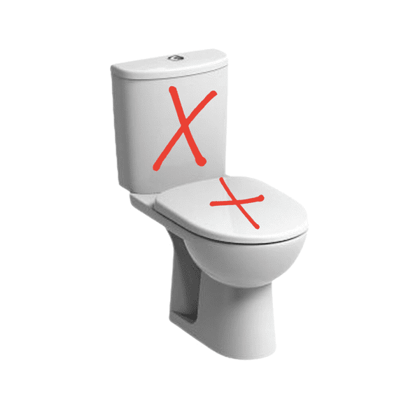 Twyford E100 Round Close Coupled WC - Model E11148WH