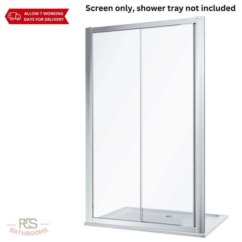 Twyford Geo 1000mm Sliding Door Reversible, 6mm Glass: Model 560.133.00.2