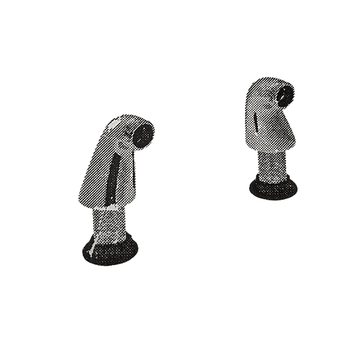 Vado Bath Legs For Conversion From Wall To Deck Mount - Model OM-R0500-C/P - NO BOX