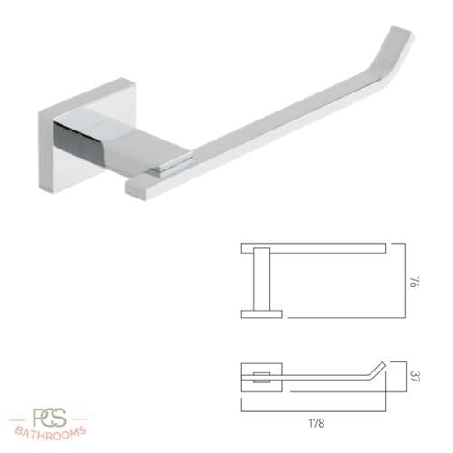 Vado Level Toilet Roll Holder: Model CP LEV-180-C/P