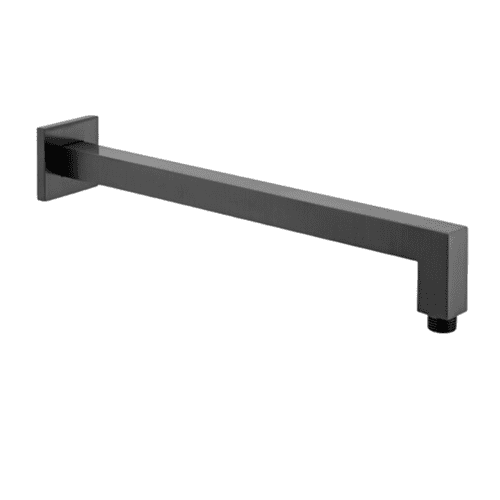 Vado Showering Solutions Square Fixed Shower Arm Brushed Black (Model IND-EFSA/SQ-BLK)