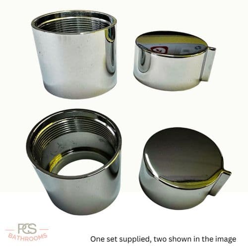 Vado Tablet Altitude Flow Control Handle - Chrome: Model TAB-1/FLOW-ALT-C/P