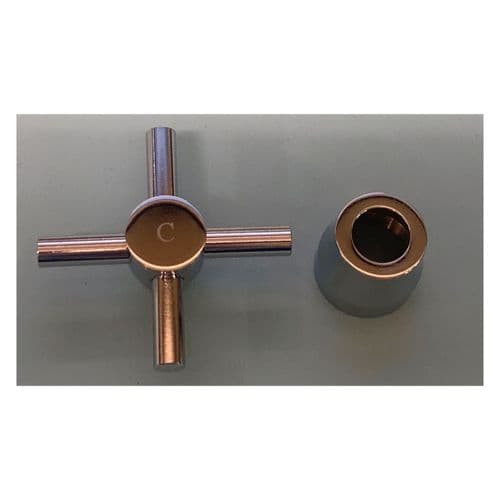 Vado Vecta Cold Handle Including Cone - Spare Part - Model VEC-1/CL-C/P