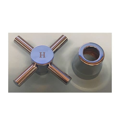 Vado Vecta Hot Handle Including Cone - Spare Part - Model VEC-1/HT-C/P