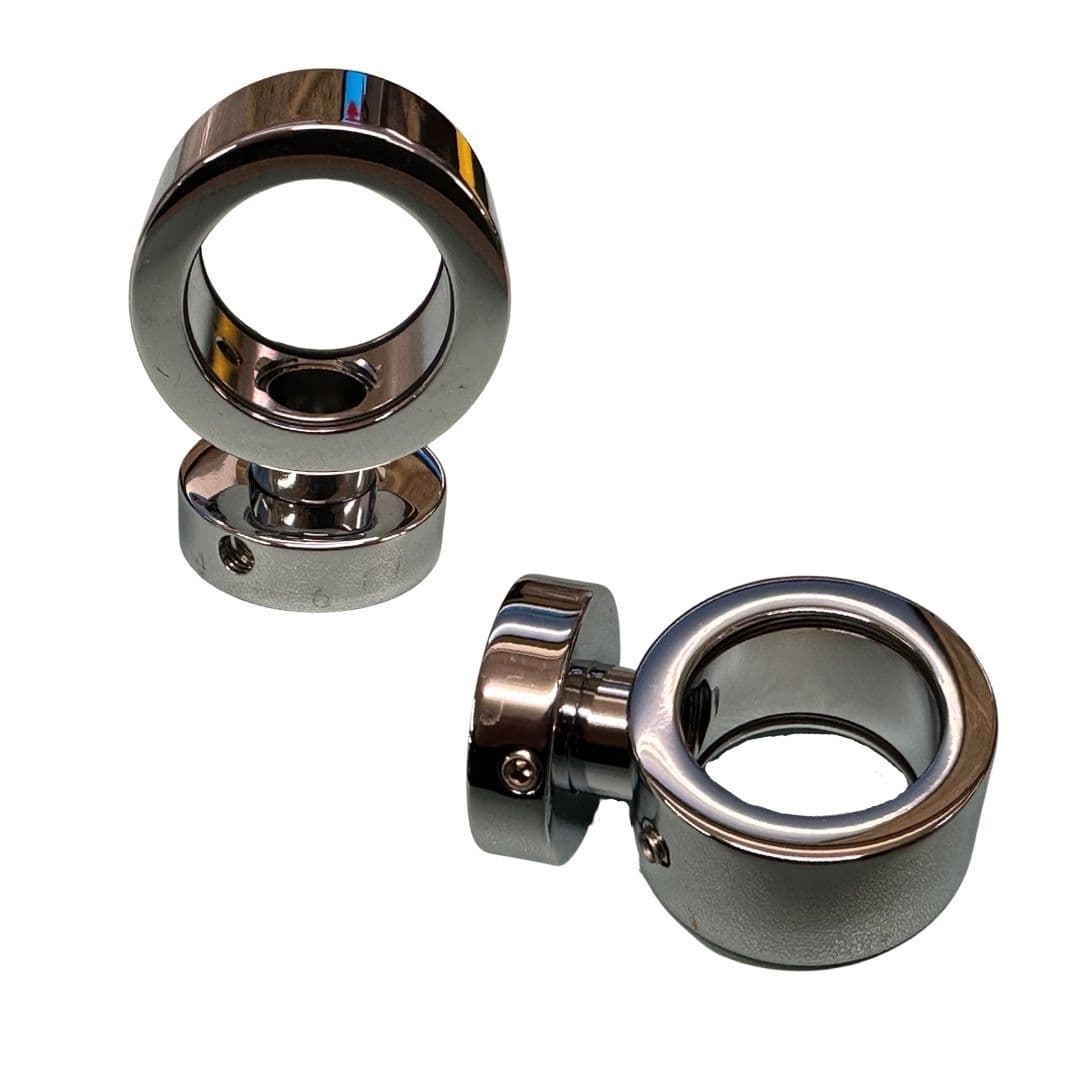 Vado Wall Mounted Hose Retaining Ring In Chrome Model WGHR/WALLC/P