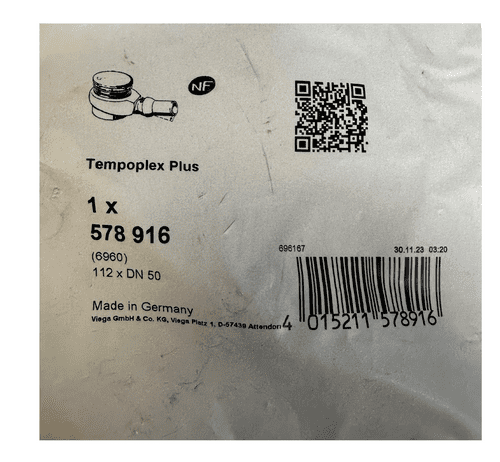 VIEGA Tempoplex Plus High Drainage Capacity Shower Waste - Model 578-916