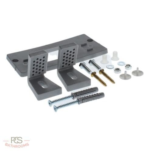 Villeroy & Boch Semi‑Pedestal & Trap Cover Fixing Kit, White Alpin (Model 9208.29.01)