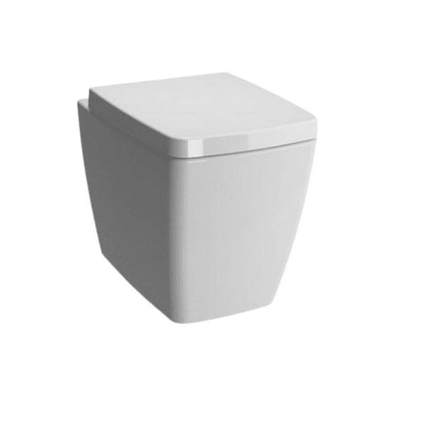 Vitra M Line Back To Wall Close-Coupled WC Pan - White: Model 5677B003-0585