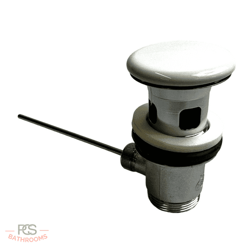 Vitra M-Line Siphon White Ceramic Pop-Up Waste - Model 6397L003-0159