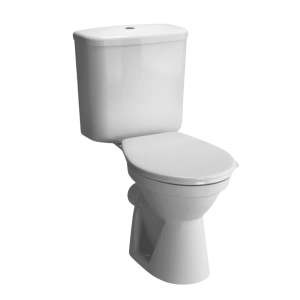 Vitra Milton WC Pan, Cistern & Seat Set: Model 9780B003-7207