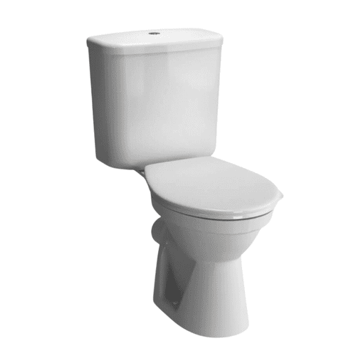 Vitra Milton WC Pan, Cistern & Seat Set: Model 9780B003-7207