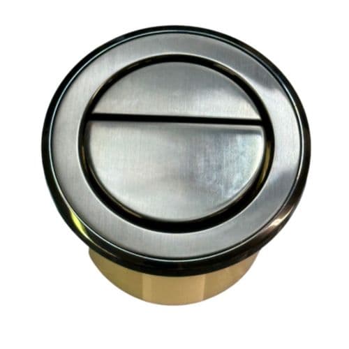 Was £119.97 Geberit Pneumatic Dual Flush Metal Button Type10 -Matt Black  -Model 116.057.SN.MB