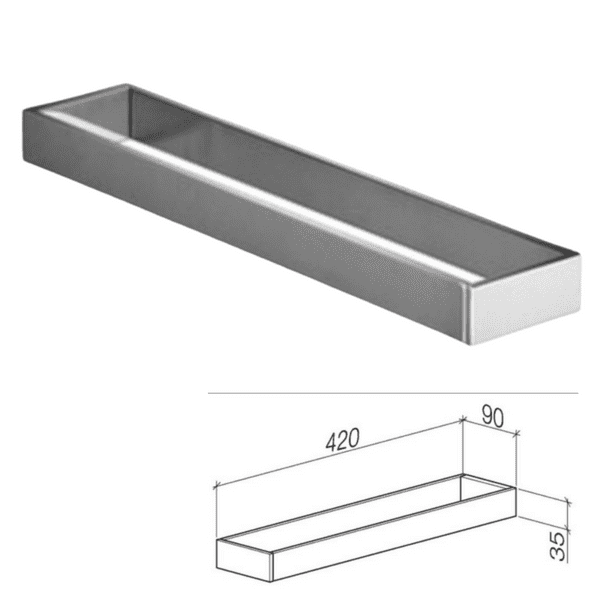 WAS £149.99 - Dornbrach Non Swivel Towel Rail In Chrome - Model 83210780