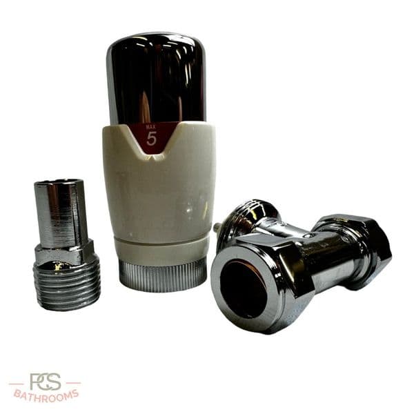 WAS £15.97 - TowelRads Straight TRV - White - Single - Model 125008