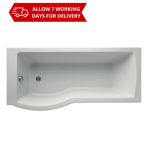 WAS £169 - Ideal Standard (E256801) 1700mm x 700mm Shower Bath In White