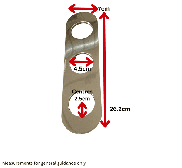 Was £20 Crosswater Central Thermo. Shower Valve Back Plate - Chrome - 2000 Series (Model CE2000BPC)