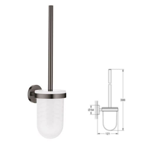 WAS £69.99 - Grohe Essentials Toilet Brush Set - Model 40374A01