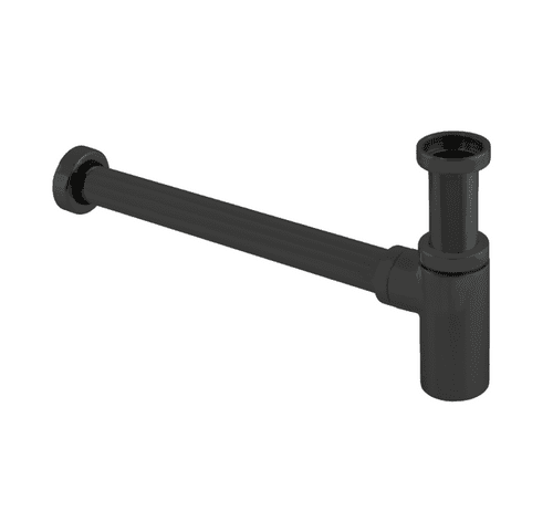 Was £75 - Armera Classic Traditional Bottle Trap, Brushed Black (Model BT.211.66.5)