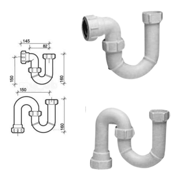 WAS £9.97 - Twyford Tubular Trap - Model WF8493XX