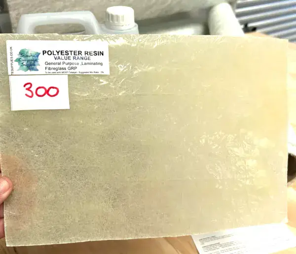 300g/M² Fibreglass Chopped Strand Mat - Select Size