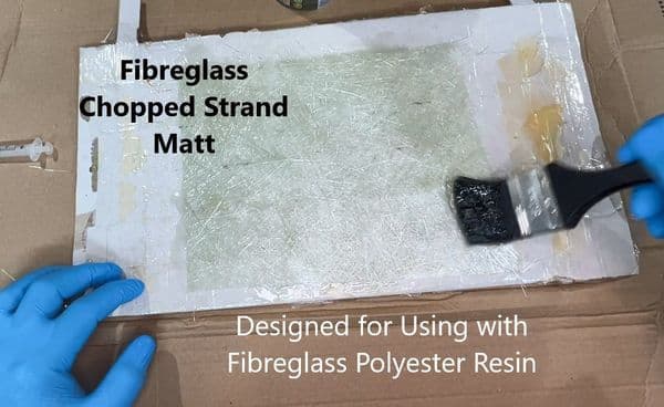 300g/M² Fibreglass Chopped Strand Mat - Select Size