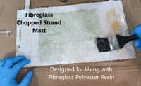 450g/M² Fibreglass  Chopped Strand Mat - Select Size