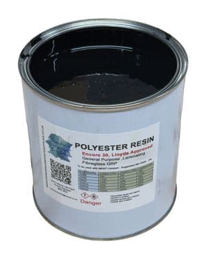 BLACK Premium Polyester Resin -  Lloyds Approved- Select Size (1)