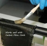Carbon Fibre Mk1 -100mm Epoxy Resin Repair Kit 75g - carbon fibre included.