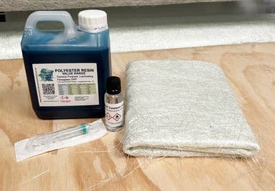 VALUE repair kit 1KG Resin + 1 Sq m matting