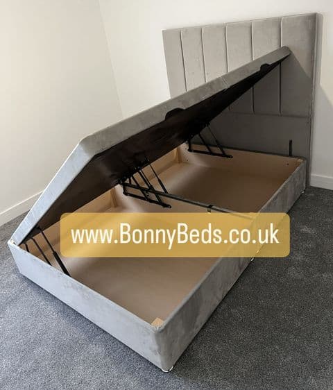 3Ft Single Heavy Duty Ottoman Divan Base Only - Side Lifting
