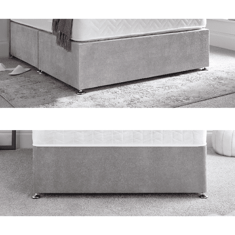6Ft Super Kingsize Divan Base Only - Select Storage Options or Without Storage