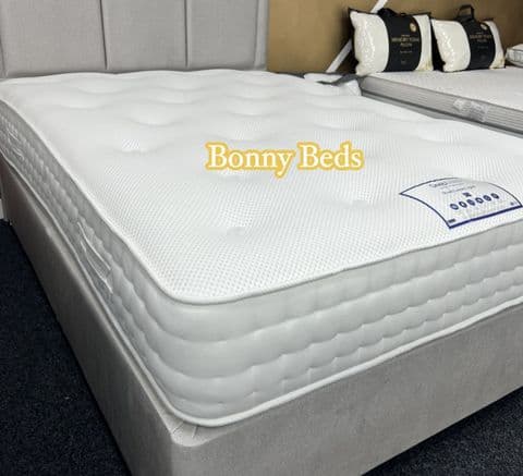 6Ft Wool Luxury 1500 Pocket Dual Season Super Kingsize Mattress - Medium Feel