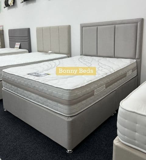 Kingsize (5Ft) Tranquillity 2000 Pocket Divan Bed - Firm Feel