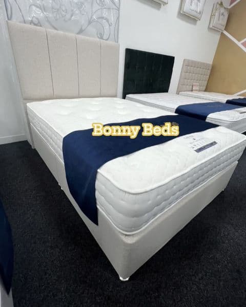 Single (3Ft) Bliss Comfort 1000 Pocket Divan Bed - Soft Feel
