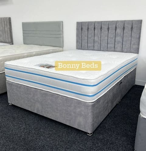 Single (3Ft) DM Hattan Divan Bed - Medium to Firm Feel
