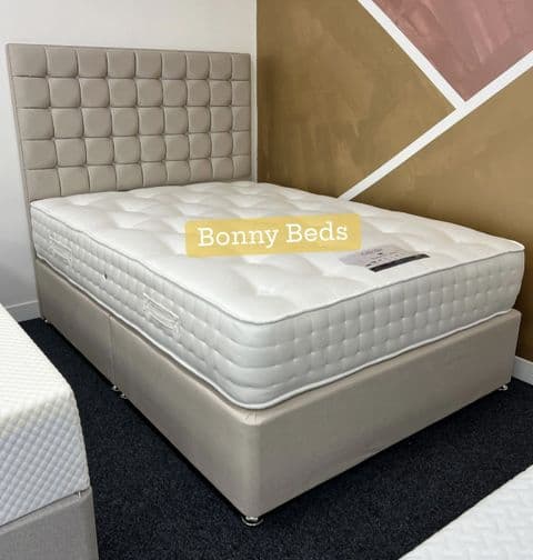 Small Double (4Ft) Back Care 2000 Pocket Divan Bed - Firm Feel