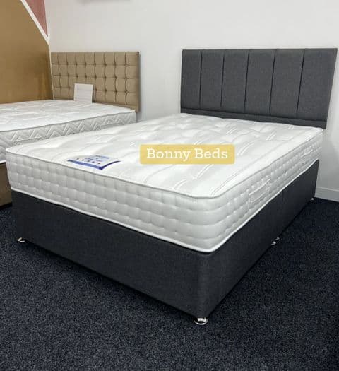 Small Double (4Ft) Eclipse Ortho Divan Bed - Firm Feel