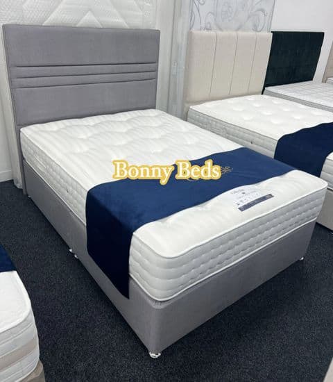 Small Double (4Ft) Ultra Ortho 2000 Pocket Divan Bed - Firm Feel