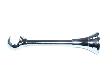 16/19mm Adjustable 95 / 170-195mm Curtain Pole Bracket Chrome